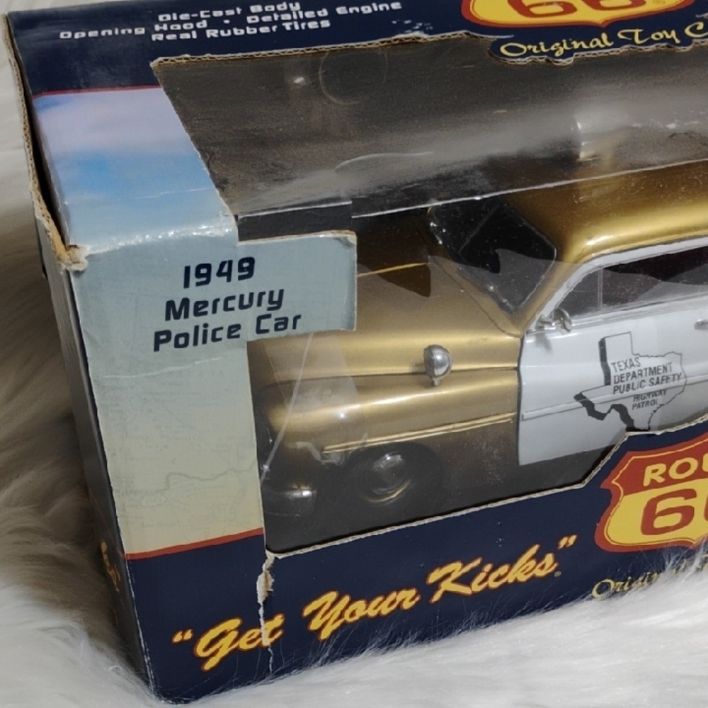 1949 Mercury Texas Highway Patrol Route 66 Die Cast Collectible Car - Picture 4 of 11